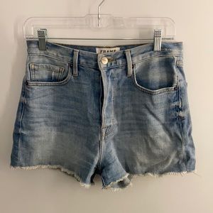 Frame denim shorts